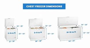 Image result for Small Freezer Sizes