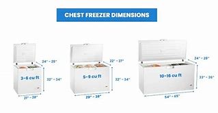 Image result for commercial chest freezer sizes