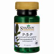 Image result for P-5-P (Pyridoxal 5-Phosphate) Coenzymated Vitamin B-6, 50 Mg, 200 Tablets