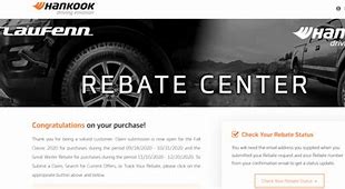 Image result for Hankook Tire Rebate Forms