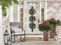 Image result for Elegant Front Porch Christmas Decorations