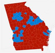 Image result for Georgia Election Results Map