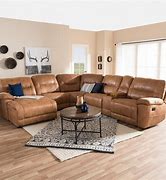 Image result for Tan Leather Sectional