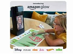 Image result for Amazon Glow 8" Smart Display With Video Calling And Built-In Interactive Projector