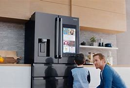 Image result for People Using Smart Refrigerator Samsung