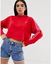 Image result for Adidas Cropped Hoodie PacSun