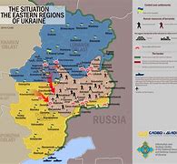 Image result for Map of Ukraine and Russian Border