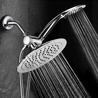 Image result for Rainfall Shower Head with Handheld and Temperature Display