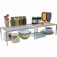 Image result for Stackable Cabinet Organizers