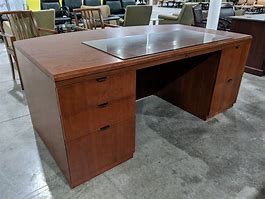 Image result for Bow Front Solid Wood Desk