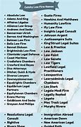 Image result for Good Lawyer Names