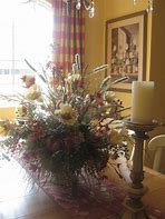 Image result for Silk Flower Centerpieces Dining Table
