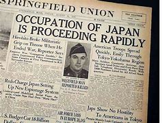 Image result for American Occupation of Japan After WW2