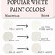 Image result for Behr Antique White Paint Color Pallet