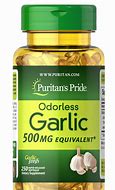 Image result for Puritan's Pride Garlic Oil 1000 Mg-100 Rapid Release Softgels