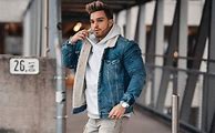 Image result for Jean Jacket with Hoodie Women