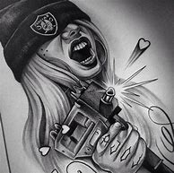 Image result for Gangster Skull Drawings Pretty