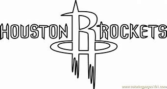 Image result for Houston Rockets Logo Coloring Page