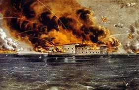 Image result for Firing On Fort Sumter