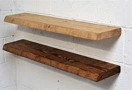 Image result for Natural Wood Shelves