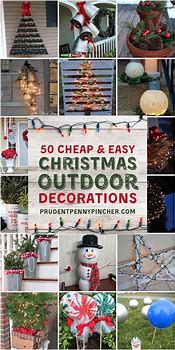 Image result for DIY Outdoor Christmas Yard Decorations
