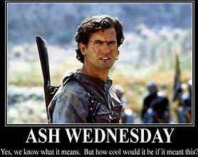 Image result for Ash Wednesday Meme