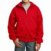 Image result for Red Zip Up Hoodie for Boys