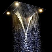 Image result for Bathroom Waterfall Shower Head