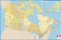 Image result for Canada District Map