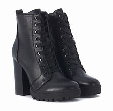 Image result for Black Leather Ankle Boots