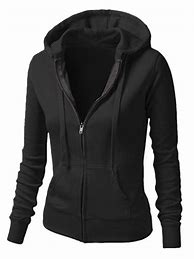 Image result for Women Hooded Zipper Sweatshirt