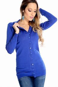 Image result for Blue Button Up Sweaters