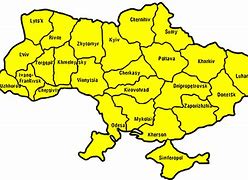Image result for Ukraine Regions Map