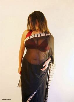 bengali wife in transparent saree blouse pics