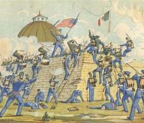 Image result for Mexican-American War Art
