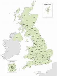 Image result for UK Postcode Map Colour In
