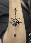 Image result for Arrow Compass Arm Tattoo
