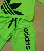 Image result for Neon Green Adidas Tracksuit