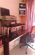 Image result for Adjustable Standing Desk with Drawers