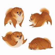 Image result for Cute Fluffy Dog Cartoon