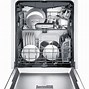 Image result for SHXM65W55N 24" 500 Series Bar Handle Dishwasher With 16 Place Settings 3rd Rack 44 Dba 5 Wash Cycles 5 Wash Options And Sanitize Option In Stainless