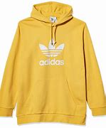 Image result for adidas trefoil hoodie yellow