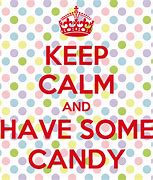 Image result for Keep Calm and Think About Candy