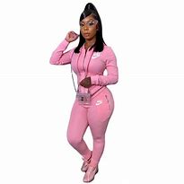 Image result for Pink Nike Sweat Suit Woman