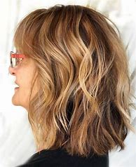Image result for Medium Hairstyles with Bangs Over 50