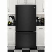Image result for ge bottom freezer refrigerator black