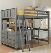 Image result for Twin Loft Bed with Desk and Dresser