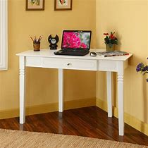 Image result for Small White Desk with Drawers