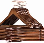 Image result for Extra Wide Wooden Hangers