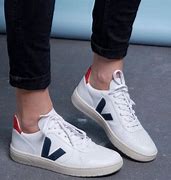 Image result for White and Silver Veja Sneakers Women